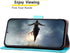 SUANPOT Leather Wallet Case for Samsung Galaxy S21 Ultra 6.8" - RFID Blocking Flip Folio Book Phone Case with Credit