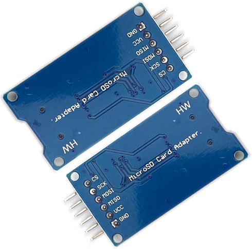 Kiro&Seeu 2pcs 6-pin Micro SD Card Module Storage Board TF Card Memory Adapter Reader Module SPI Interface Compatible