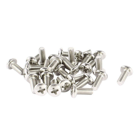YXQ 78pcs Stainless Steel VESA TV LCD Monitor Mount Phillips Head Screws M4