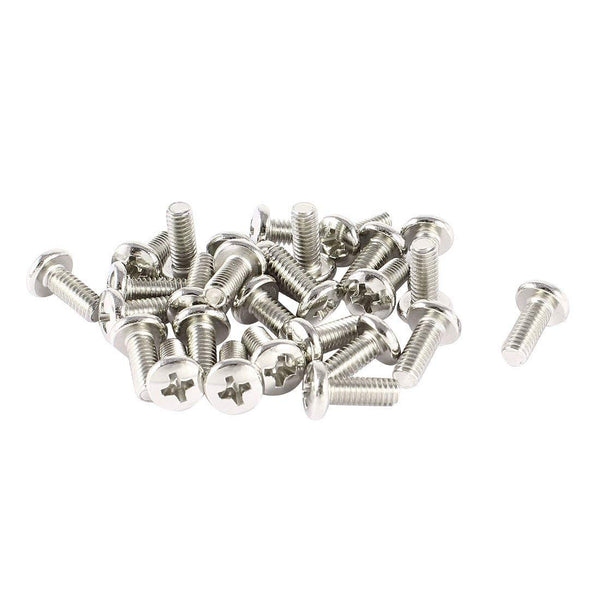YXQ 78pcs Stainless Steel VESA TV LCD Monitor Mount Phillips Head Screws M4