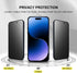 iPhone 15 Pro Max 6.7" Matte Privacy Screen Protector & Camera Lens Protector - Full Coverage, Anti-glare, Easy Install.