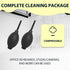 2 Pack Photography Studio Dust Cleaning Rocket Air Blower, Soft Tip Silicone Bulb Blower for Camera Lens, LCD Screen