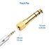 Cable Matters 2-Pack 1/4 to 1/8 Headphone Adapter, 6.35mm to 3.5mm Adapter Male to Female, Gold Plated Stereo Headphone 3.5mm to 1/4 Adapter
