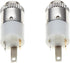 2.5mm Jack Socket, Stereo Chassis Panel Mount Solder Connector with Locking Nut, Pack of 2 for Headphones