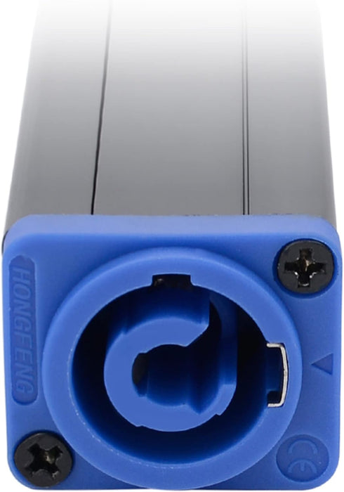 GELRHONR ZAC3MM-1 AC Powercon Coupler, LED Power Connector, Stage Lighting Power Extension Connector - Blue 20A (1 Pack)