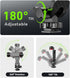 YZNT 2 1/4" 360Rotation 180Tilt Phone Tripod Mount, Universal Smartphone Holder with Cold Shoe Mount Adapter