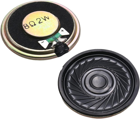 Fielect DIY Magnetic Speaker 2W 8 Ohm Replacement Loudspeaker 36mm Diameter (2pcs)