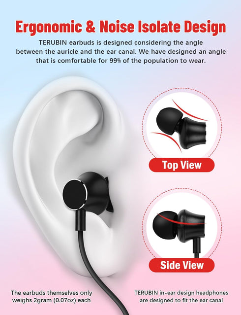 Neckband Bluetooth Headphones, 120H Long Playtime Wireless Stereo Earbuds, Waterproof for Sports/Workout/Office