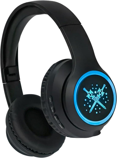 Wireless Headphones with Sword LED Lights, Kids Bluetooth Headphones for Boys Girls, Amazon Fire Tablet/Laptop/Pad