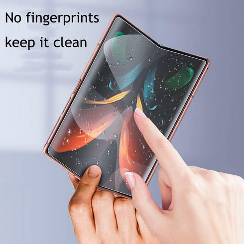 Privacy Screen Protector for Galaxy Z Fold 3, 1PCS Outside + 1PCS Inner Anti-Spy Soft Film