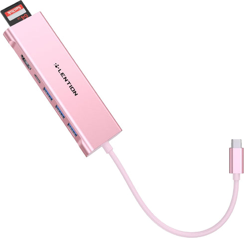 LENTION 7-in-1 USB C Multiport Hub with 4K HDMI, 100W PD, 3 USB