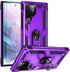 Androgate Galaxy S22 Ultra Case with HD Screen Protectors, Military-Grade Ring Holder Kickstand, 15ft Drop Tested