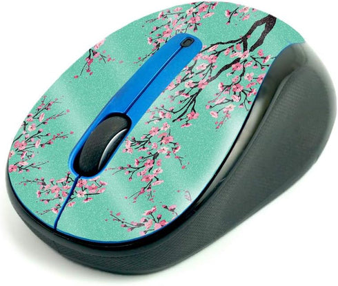 MightySkins Cherry Blossom Tree Glossy Glitter Skin for Logitech M325 Wireless Mouse, Durable High-Gloss Finish