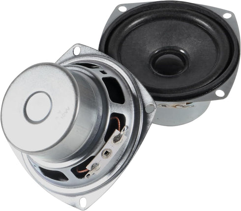 4PACK 8Ohm 10W Full Range Audio Speaker Stereo Woofer Loudspeaker for Arduino Replacement and DIY Boom Box Satellites
