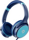 Kids Headphones - Foldable HD Stereo Sound with Safe 85dB/94dB Volume Limiter for Teens, Boys, Kindle, iPad, Laptop.