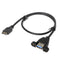cablecc USB 3.1 Front Panel Header to USB 3.0 Type-A Female Extension Cable, 50cm Panel Mount Type