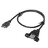 cablecc USB 3.1 Front Panel Header to USB 3.0 Type-A Female Extension Cable, 50cm Panel Mount Type