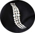 White Pearl Bands Compatible with Samsung Gear S2 Smartwatch, Elastic Stretch Handmade Jewelry Bracelet Strap