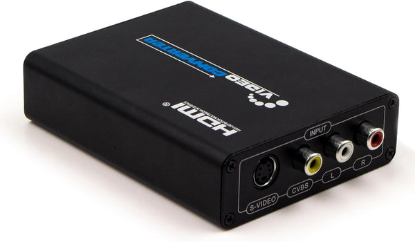 HDSUNWSTD 3RCA AV CVBS Composite & S-Video R/L Audio to HDMI Converter Adapter