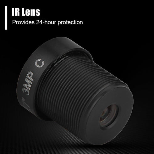Sonew 2.8mm Lenses Kits for CCTV Cameras - 3 Million Pixels 1/3'' IR CCTV Lens for Network Camera