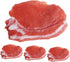 4pcs Realistic Pork Slice Models Resin Pork Decor Lifelike Food Models for