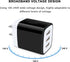 USB Wall Charger 18W 3Amp Fast Multiple Ports Plug Cube Box Charger Block Compatible iPhone