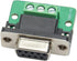 Fielect D-sub DB9 Breakout Board Connector, 9 Pin 2 Row Female Port, Solderless Terminal Block Adapter, 1PCS
