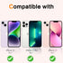 iPhone 13/13 Pro Privacy Screen Protector, Mirrored Tempered Glass Film for iPhone 14, Shatterproof, Touch Sensitive