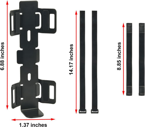 Portable Speaker Mount for Bike, Golf Cart, UTV, Boat Railing, TXEsign Metal Speaker Holder Strap Accessory