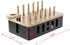 Metal Charging Station for Multiple Devices, New Upgrade Wood Charging Station for Phone, Tablet, Smart Watch Holder,