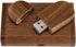 FEWINA 64GB USB3.0 64G 3.0 Oval Wood Flash Drive Box, Wooden USB Drive USB Super-Speed Thumb Drive Jump Drive Ideal