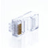 Cat5e RJ45 Modular Plugs, 8P8C UTP Ethernet Crimp Connectors, Gold-Plated Contacts (100 Pack)