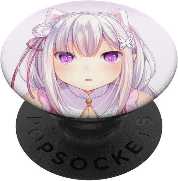 Anime Girl PopSockets PopGrip: Swappable Grip for Phones & Tablets, PopSockets Grip