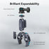 SMALLRIG Ballhead Magic Arm with Clamp and Adapter, Camera Mount Clamp for Gopro, Monitor Mount with 1/4"-20, 3/8"-16