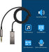 MMOBIEL Bluetooth AUX Adapter USB – 3.5mm AUX Bluetooth Car Adapter - AUX BT Adapter - USB Bluetooth Adapter to 3.5mm Jack with Microphone Wireless Receiver for Music and Handsfree Calling