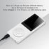 Zopsc MP3 MP4 8GB 64GB 30 Player, Memory Expandable, Hour Playback Lossless Sound, Lightweight Portable White