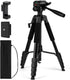Artisorama 64 Tripod for Cell Phone & Camera,Multi-Angle Portable Tripods Stand, Sturdy &