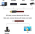 RCA Speaker Cable to Plug Adapter, Bare Wire to RCA Audio Video Cable Repair