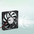 DUJVCZB FDCB8010B12 8010 4Pin 2Wire 12V 80mm 80mm 10mm Dual Ball Bearing Quiet Computer Case Fan DC x x High Speed