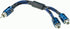 Scosche EFX Delta 1M-2F Twisted Multi-Core RCA Y-Adapter by Scosche