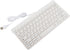 USB Wired Keyboard & Mouse Combo - Ultra-Thin Mini USB Mouse and Keyboard Combo (White)