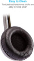 Cyber Acoustics Lightweight 3.5mm Stereo Headphones for Kids (ACM-7000) - Great for Tablets, Chromebooks, Laptops, PCs,