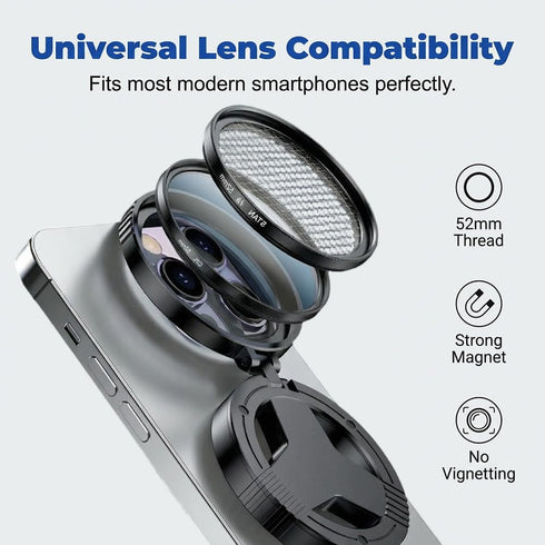 Generic 2026 (Set) Magnetic CPL Phone Camera Filter Kit, New Quick Mount Polarizing Filter, Upgraded Anti Glare Filters
