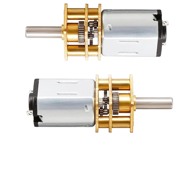 priaolker 6V 60RPM Micro DC Gear Motor with All-Metal Gear Box Motor GA12-N20