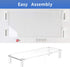 YestBuy 20x7.5 Acrylic Monitor Stand Riser, Clear Computer Stand for Laptop, iMac, PC, Printer, Ergonomic Desk