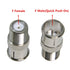 2 Pack RFAdapter Coax Quick Connect, Ullnosoo F Type Male to Female Push on Connector Adapter Plug for TV, Antenna