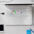 Bruislard 3 Pcs English Keyboard Replacement Letter Stickers, Universal Keyboard Sticker, Rainbow Lettering Stickers