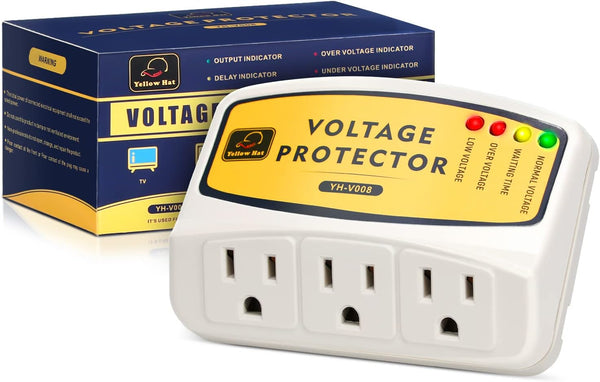 Voltage Protector 120V 12A 1440W, Surge Protector for Refrigerator, Water Heater, and Home Appliances