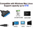 SATA to USB 3.0 Adapter Cable for 2.5 Inch Hard Drive HDD/SSD Data Transfer, External Converter Support UASP