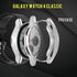 ikasus Galaxy Watch 4 Classic 42MM Case, Plated TPU Bumper Cover, Silicone Shock-Proof Protector for Samsung Watch